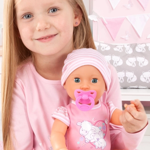 Niedliches Baby mit schlafenden Augen