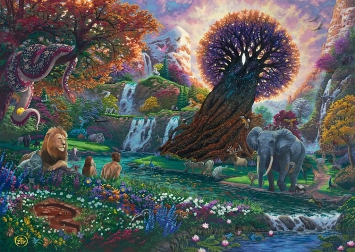 Schmidt Puzzle Paradiesgarten 1000 Teile