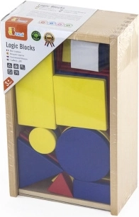 Holz-Logikbausteine – geometrische Formen VIGA TOYS Montessori
