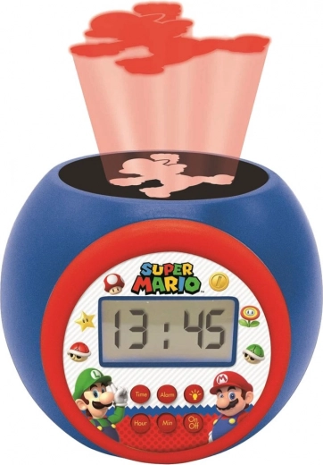 Kinderwecker Super Mario mit Projektor