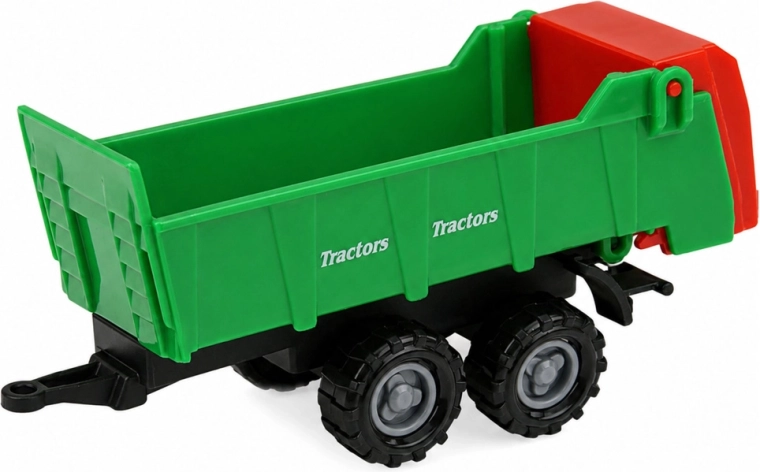 Zwei Anhänger für Transport und Abkippen der Ladung