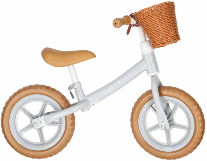 Kinder-Laufrad Trike Fix Balance mit Körbchen, braun