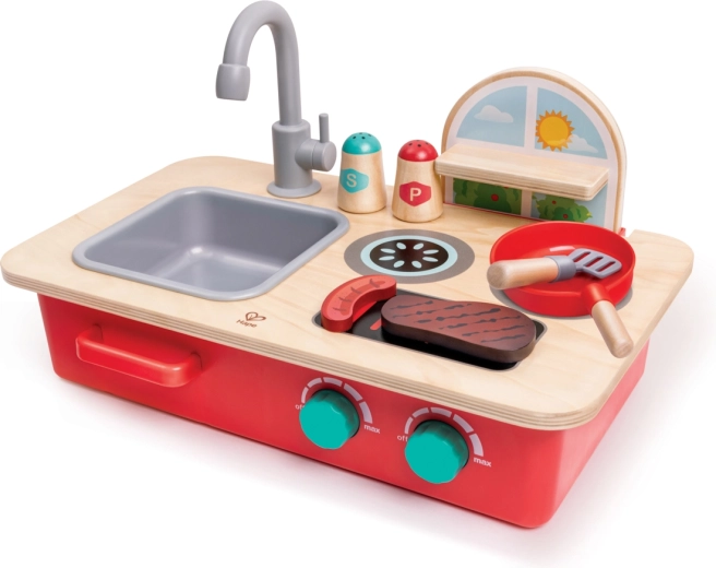 Tisch-Kinderküche Cook & Create mit Geräuschen und Zubehör