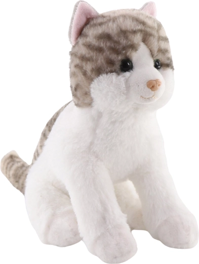 Sitzende Plüschkatze 20 cm