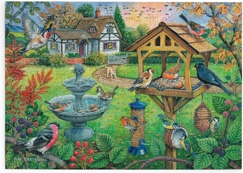 House of Puzzles Vogelhäuschen – Puzzle mit 500 großen Teilen
