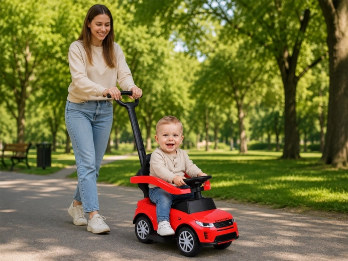 Rutschauto und Schiebewagen 2-in-1 für verschiedene Entwicklungsphasen