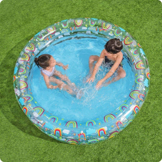 Fröhliches Regenbogendesign