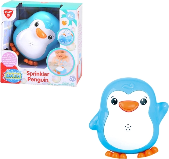 PlayGo Pinguin für die Badewanne – schwimmendes spritzendes Spielzeug