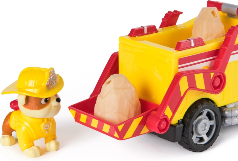 Detailreiches Fahrzeug und Rubble-Figur