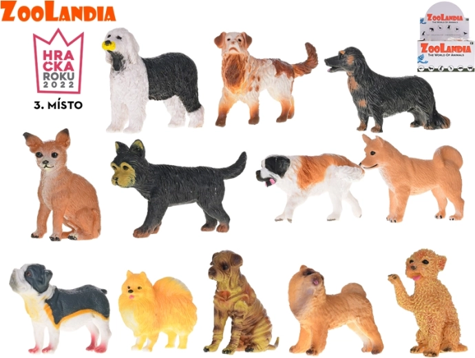 Zoolandia Hündchen – Kunststofffiguren von Hunderassen 5–9 cm