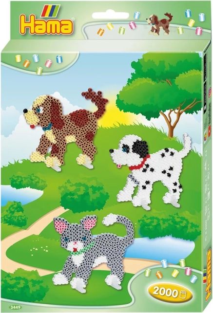 Hama Bügelperlen Hunde und Kätzchen – Set