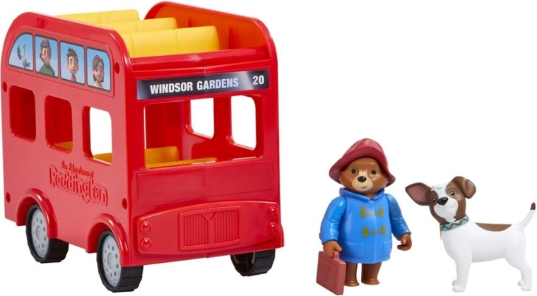 Spielset Paddington mit rotem Bus