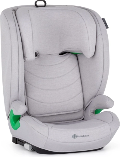 Petite&Mars Kindersitz Astor Pro i-Size Gentle Grey 100–150 cm