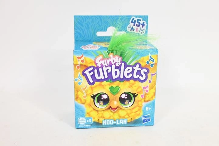 Furby Furblets Hoo-Lah Mini-Interaktiv-Plüschtier mit Clip