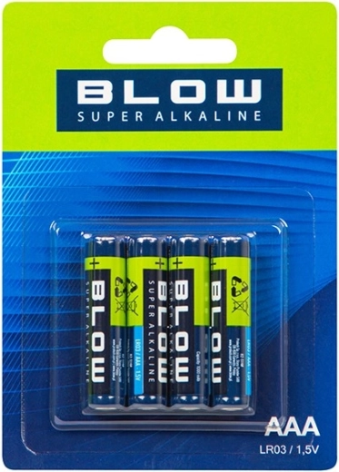 BLOW Super-Alkaline-Batterien AAA (LR3) 4 St.