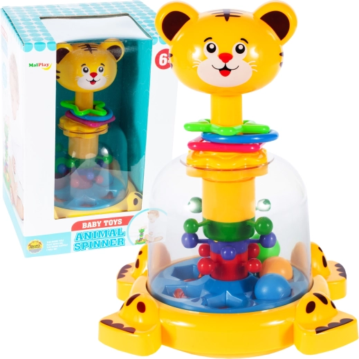 Kätzchen mit Kugeln – interaktives Spielzeug für Babys