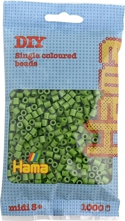 Hama Midi Bügelperlen 1000 Stk. olivgrün