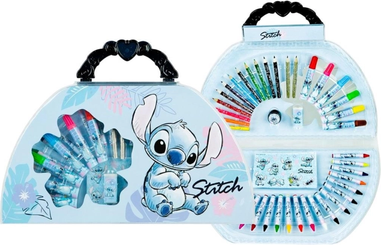 Zeichenkoffer Lilo und Stitch – 51-teiliges Kreativset