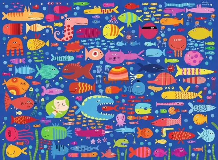 Ravensburger Puzzle Fischfreunde XXL 200 Teile