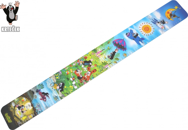 Wandmaßstab Maulwurf 90 cm Papier/Karton