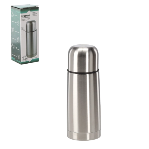 Thermosflasche 350 ml aus Edelstahl mit langer Temperaturhaltung