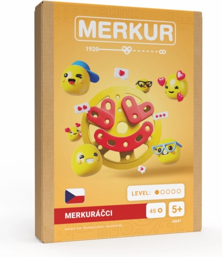 Merkur Mini Merkuráčci – Baukasten, 45 Teile