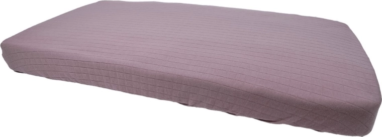 Lodger Slumber Solid Spannbettlaken für Kinderbett 60 × 120 cm Rose