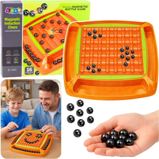 Magnetisches strategisches Tischspiel mit Kugeln für 1–4 Spieler