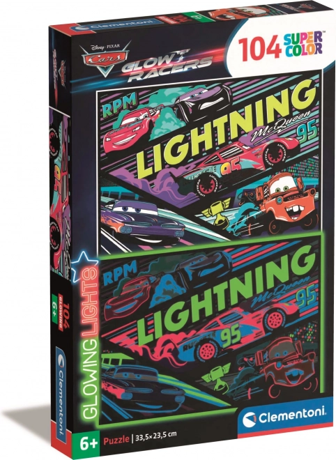 Leuchtendes Puzzle 104 Teile – Cars