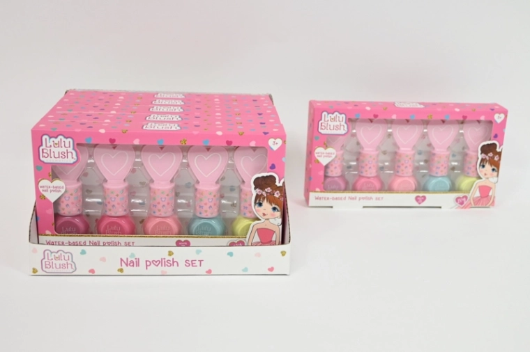 Create it! luluBlush Set wasserbasierter Nagellacke für Kinder (5 Stk.)