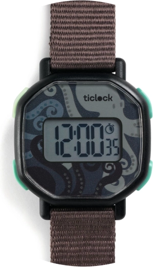 Digitale Uhr DJECO Black Octopus