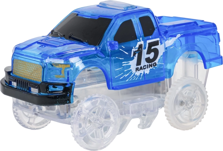 LED-Auto startklar für das Rennen