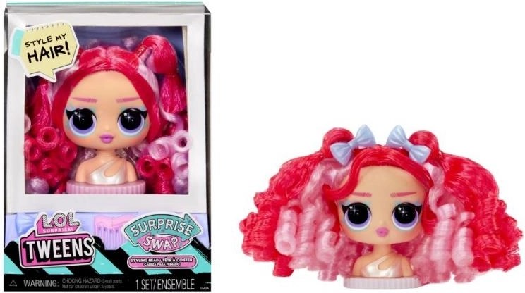 593522EUC L.O.L. Surprise Tweens Surprise Swap Styling-Kopf Asst