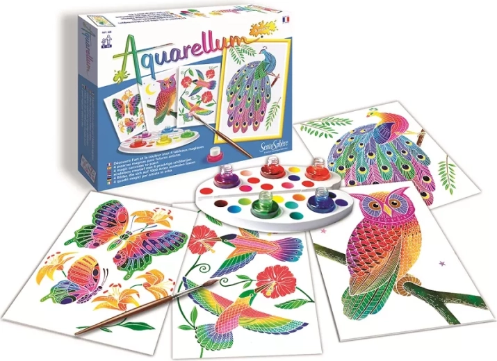 SentoSphere Aquarell-Set für Kinder „Im Park“