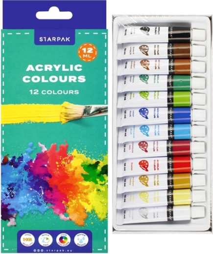 Acrylfarbenset 12×12 ml