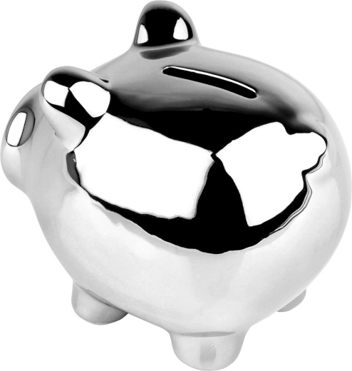 Spiegelnd glänzende silberne Ausführung