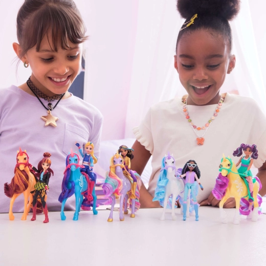 Kämmen und Stylen mit der beiliegenden Bürste