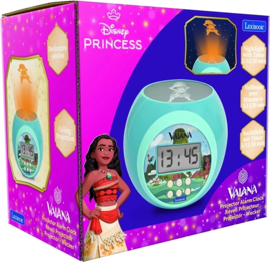 Kinderwecker mit Projektor DISNEY VAIANA von Lexibook