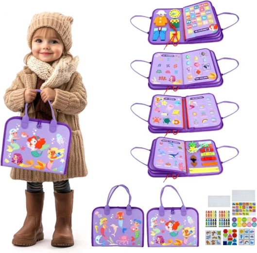 2Kids Toys sensorisches Beschäftigungsbuch Meerjungfrauen