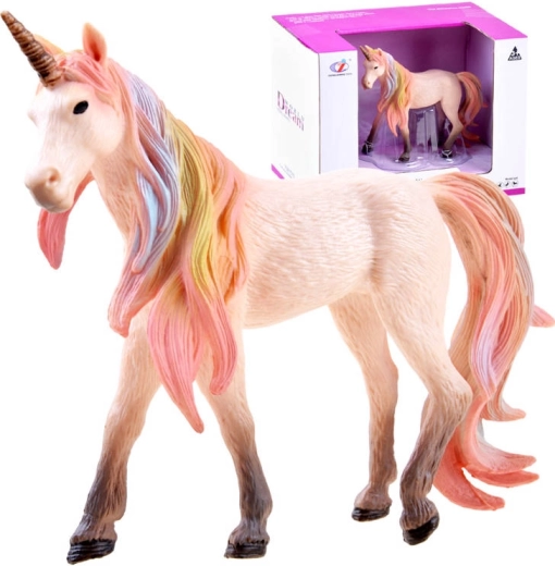 Sammelfigur Einhorn – Pastellfarbene Regenbogenmähne