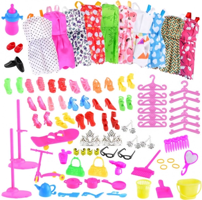 Set Kleidung, Schuhe und Zubehör für 30‑cm-Puppen