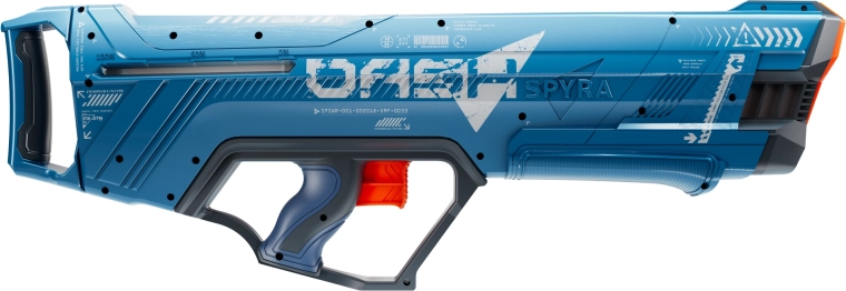 Ohne Batterien: rein mechanischer Wasserblaster