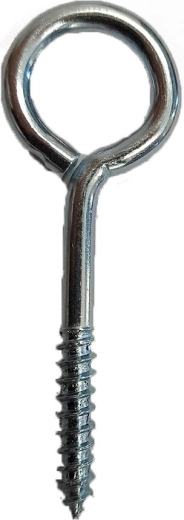 Geschlossenes Ösenglied mit Gewinde, verzinkt, 20 × 10 × 3 mm (400 Stk.)