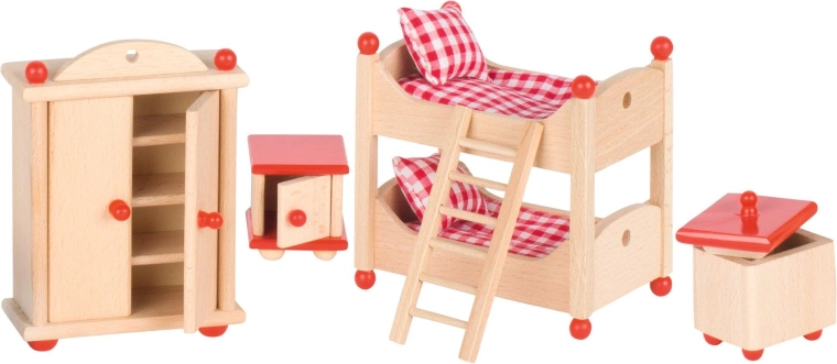 12-teiliges Set aus Buchenholz