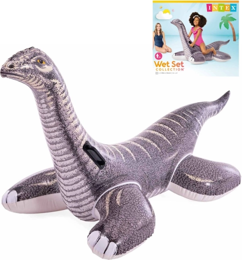 Intex aufblasbarer Brontosaurus für das Wasser mit Haltegriffen