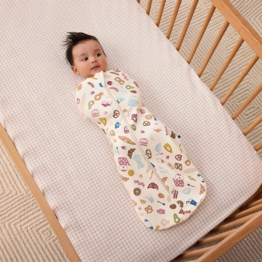2-in-1: Pucken und Schlafsack je nach Entwicklungsstand des Kindes