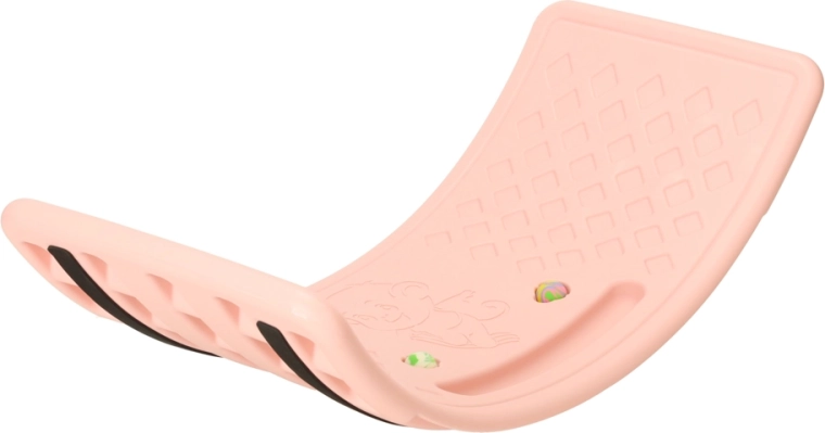 Kinder-Balancierbrett/Wippe 67 × 29 cm, rutschfest, rosa