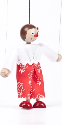 GERLICH Holzmarionette Maruška 12 cm