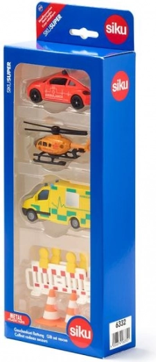 Geschenkset SIKU Rettungsfahrzeuge