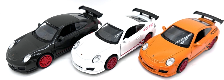 Metallmodellauto Porsche 911 GT3 RS mit Licht und Sound